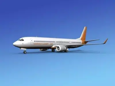 Boeing 737-900ER Commander Air 3D model