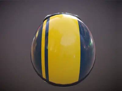 vintange  motorcycle helmet 3D model