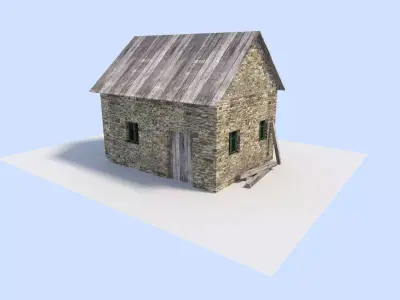 old house 2 Free low-poly 3D model