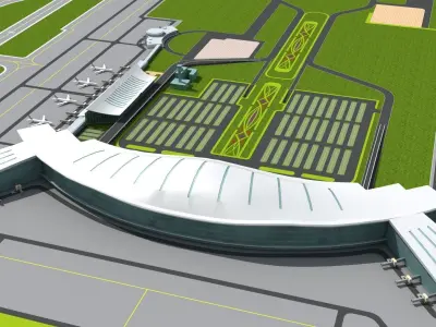 Airport 1 3D model