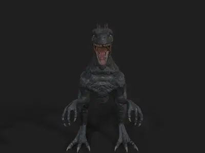 Dinosaurs Velociraptor Hybrid 3D model 3D model