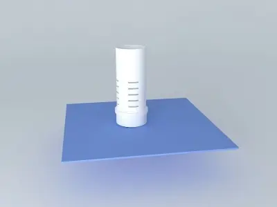 Bell siphon 3D model