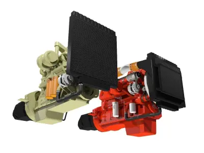 Diesel Engines 3D model