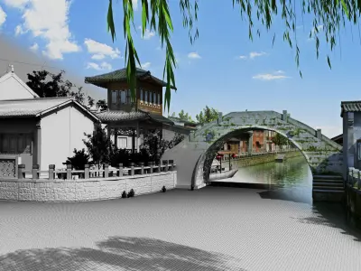 Wuzhen 3D model