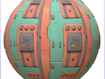 SciFi Seamless Texture Texture 82