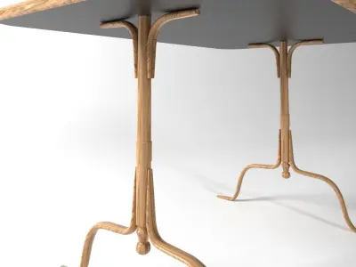 Dining Table 1950 furniture Free 3D model