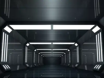Sci Fi Interior 3D model 92