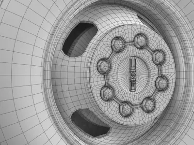 GMC Sierra 3500HD 2008 wheel 3D model