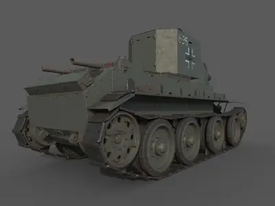  BT-42 Tank 3D model