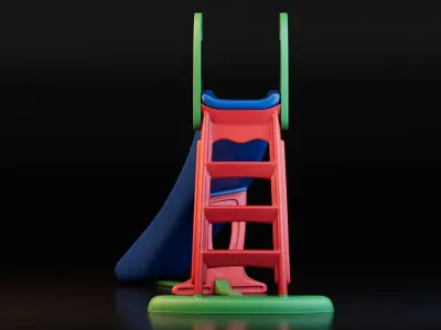 Kids Slide 3D model get