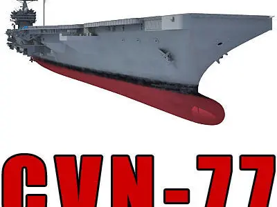 Collection of 2 US Navy Ships  3D model