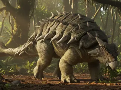 Dinosaur Collection Rigged 3D model