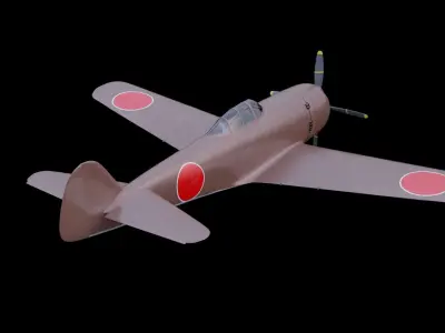 Nakajima Ki-84  3D model