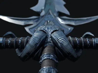 Frostmourne Free low-poly 3D model