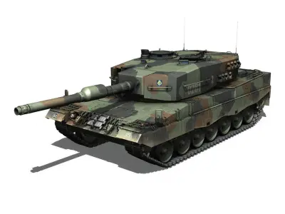 Leopard 2A4 MBT - Polish Armed Forces 3D model