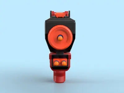 Super Shot Gun Low-poly 3D model