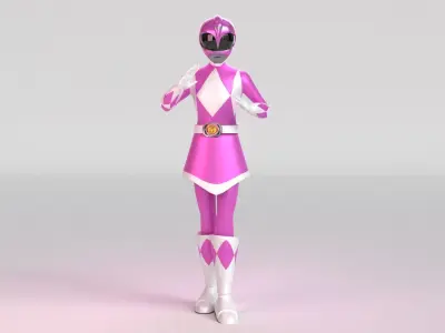 Pink Ranger - Power Ranger 3D model