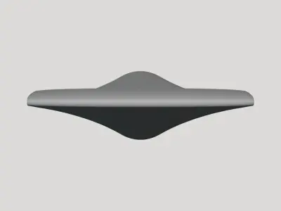 Basic Fish Pasta  Geometry Only No Textures No Materials 3D model