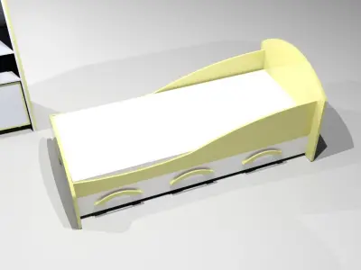 A set of children furniture Free 3D model