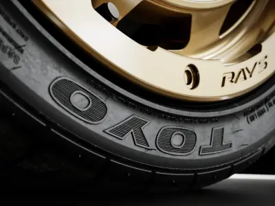 Toyo Proxes R1R 265 35 ZR18 3D model