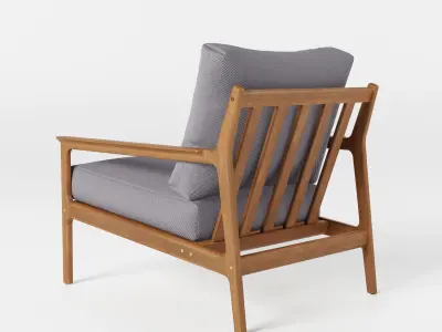 Outdoor Cuba lounge chair  Free 3D model