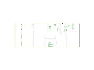 Detailed Exterior Sketch by Interior - 1501-2000 SF - Xactimate 3D model