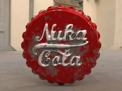 NUKA CAP BOTTLE 3D model