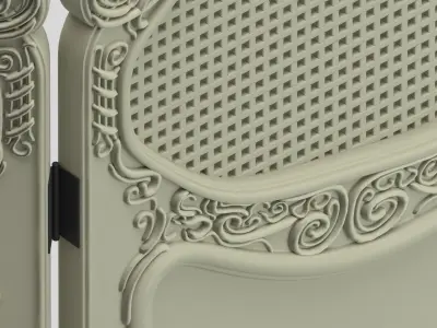 Classic Dressing Screen 3D model