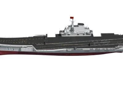 Liaoning Chinese aircraft carrier Type 001 aircraft carrier Navy 3D model