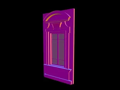 Classic 2 window 3D model