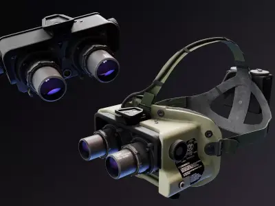 AN PVS-5 Goggle Low-poly 3D model