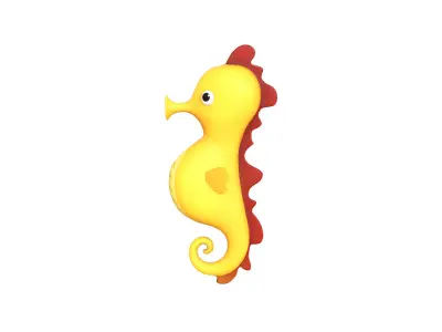 Sea Horse v002 3D model