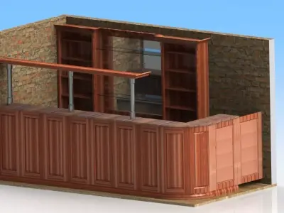 bar furniture Free 3D model purchase