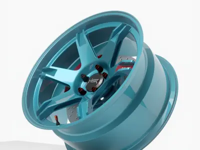 HSR Rai S4 Rims Wheels  3D model