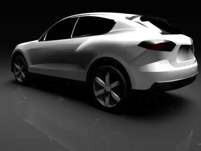 Maserati Kubang Low-poly 3D model