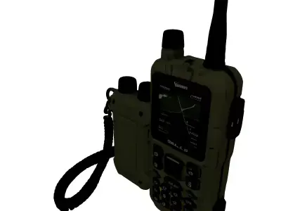 Modern Tactical Radio WalkieTalkie 3D model