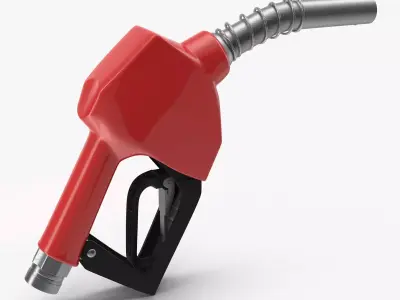 Gas Pump Low-poly 3D model