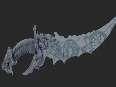 Yakuza dagger Free 3D model