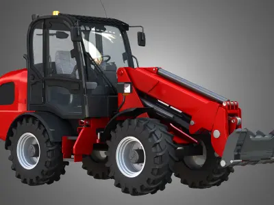 Weidemann 4070 - CX100 Telescopic Loader 3D model