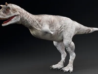 Dinosaur Carnotaurus dinosaur Low-poly 3D model