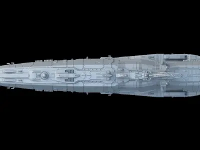 Spaceship - Command Ship 3D model