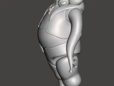 Star Wars Droid Cartoon Auctioneer STL 3D Printing  3D print model