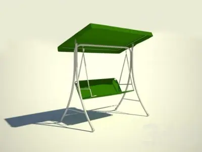 Garden swing Free 3D model buy