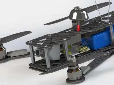 Quad Forward 3D model