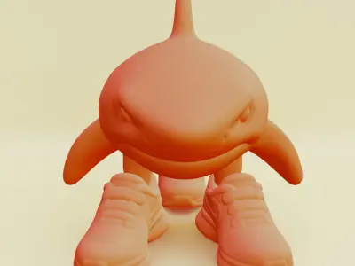 Tralalero Tralala Italian brainrot Printable 3D print model