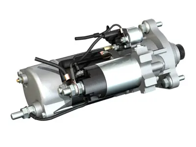 Starter Motor 02 3D model