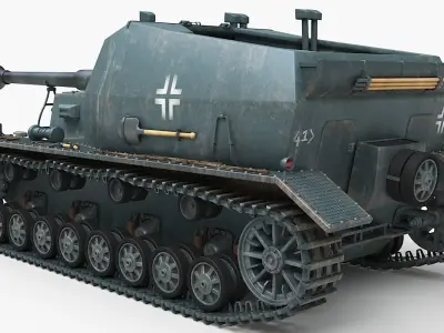 Tank K18 Auf Panzer Corona 3D model