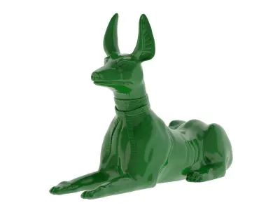 Egyptian God Anubis Dog 3D Print 3D print model