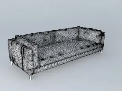 Sofa Ordinary Free 3D model