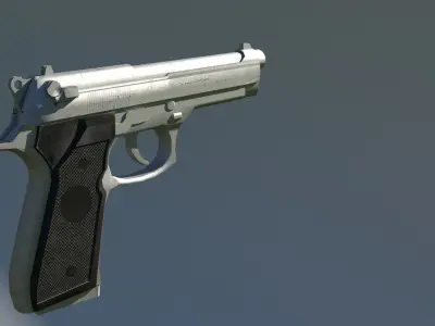m9 handgun Low-poly 3D model